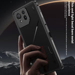 Til Asus ROG Phone 8 Pro 5G / Phone 8 5G Bumper Cases Metalramme Varmeafledning Cover med Kameralinsebeskytter