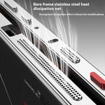 Til Asus ROG Phone 8 Pro 5G / Phone 8 5G Bumper Cases Metalramme Varmeafledning Cover med Kameralinsebeskytter