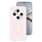 For Oppo Find X8 Pro 5G Liquid Silicone Magnetic Case Skin-Touch Phone Cover