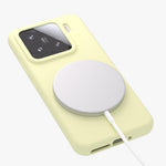 Xiaomi 15 Pro flytande silikon magnetiskt skal med beröringsskydd