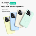 For Xiaomi 15 Pro Liquid Silicone Magnetic Case Skin-Touch Phone Cover