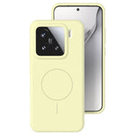 For Xiaomi 15 Pro Liquid Silicone Magnetic Case Skin-Touch Phone Cover