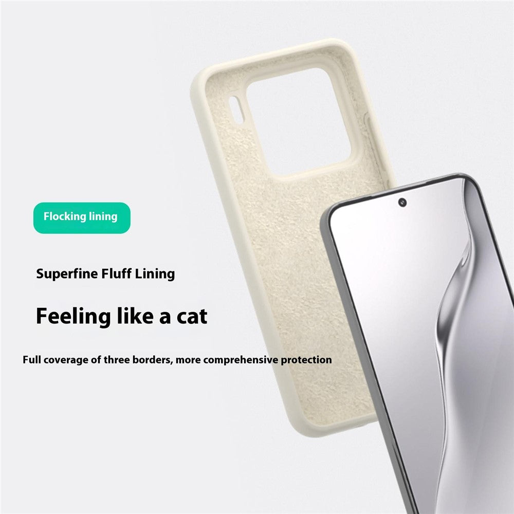 For Xiaomi 14 Liquid Silicone Magnetic Case Skin-Touch Phone Cover