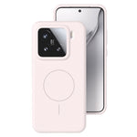 For Xiaomi 14 Liquid Silicone Magnetic Case Skin-Touch Phone Cover