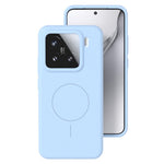 For Xiaomi 14 Liquid Silicone Magnetic Case Skin-Touch Phone Cover