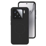 For Xiaomi 14 Liquid Silicone Magnetic Case Skin-Touch Phone Cover