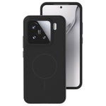 For Xiaomi 14 Pro Liquid Silicone Magnetic Case Skin-Touch Phone Cover