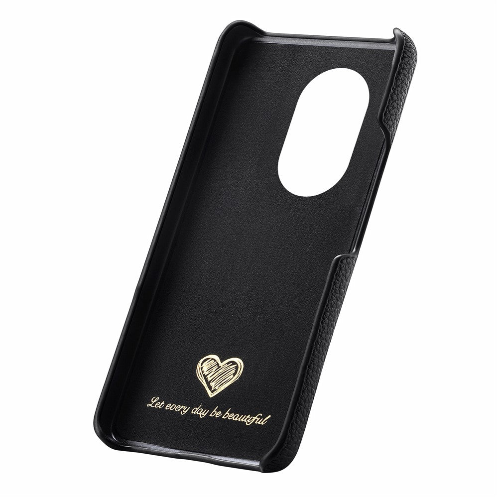 For Huawei nova 13 Pro 5G Case Litchi Texture Leather Coated PC Mobile Back Cover