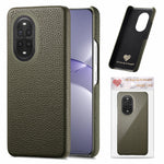 For Huawei nova 13 Pro 5G Case Litchi Texture Leather Coated PC Mobile Back Cover