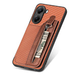 For Xiaomi Poco X7 Pro 5G / Xiaomi Redmi Turbo 4 5G Case Leather+PC+TPU Zipper Wallet Phone Cover