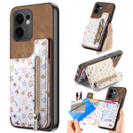 For Oppo Reno13 F 5G (Reno 13 FS 5G) / 4G Leather Phone Cover with RFID Blocking Zipper Card Bag Kickstand