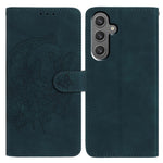 Til Samsung Galaxy A15 5G Cover Sommerfugl Blomst Præget PU Læder Pung Stativ Telefoncover