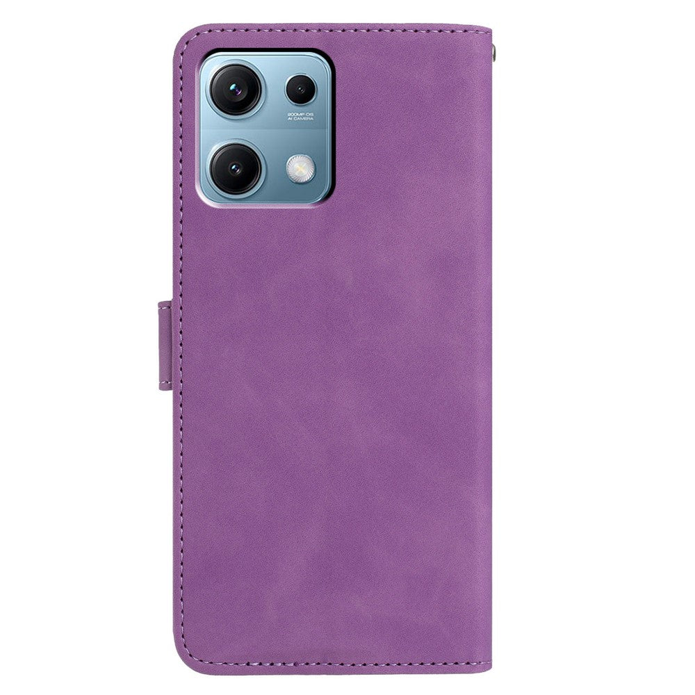 For Xiaomi Redmi Note 14S 4G Case Butterfly Flower Imprinted PU Leather Wallet Stand Phone Cover