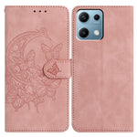 For Xiaomi Redmi Note 14S 4G Case Butterfly Flower Imprinted PU Leather Wallet Stand Phone Cover