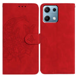 For Xiaomi Redmi Note 14S 4G Case Butterfly Flower Imprinted PU Leather Wallet Stand Phone Cover