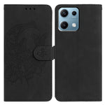 For Xiaomi Redmi Note 14S 4G Case Butterfly Flower Imprinted PU Leather Wallet Stand Phone Cover