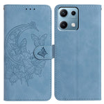 For Xiaomi Redmi Note 14S 4G Case Butterfly Flower Imprinted PU Leather Wallet Stand Phone Cover