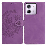 For Xiaomi Poco M7 Pro 5G Case Butterfly Flower Imprinted PU Leather Wallet Stand Phone Cover