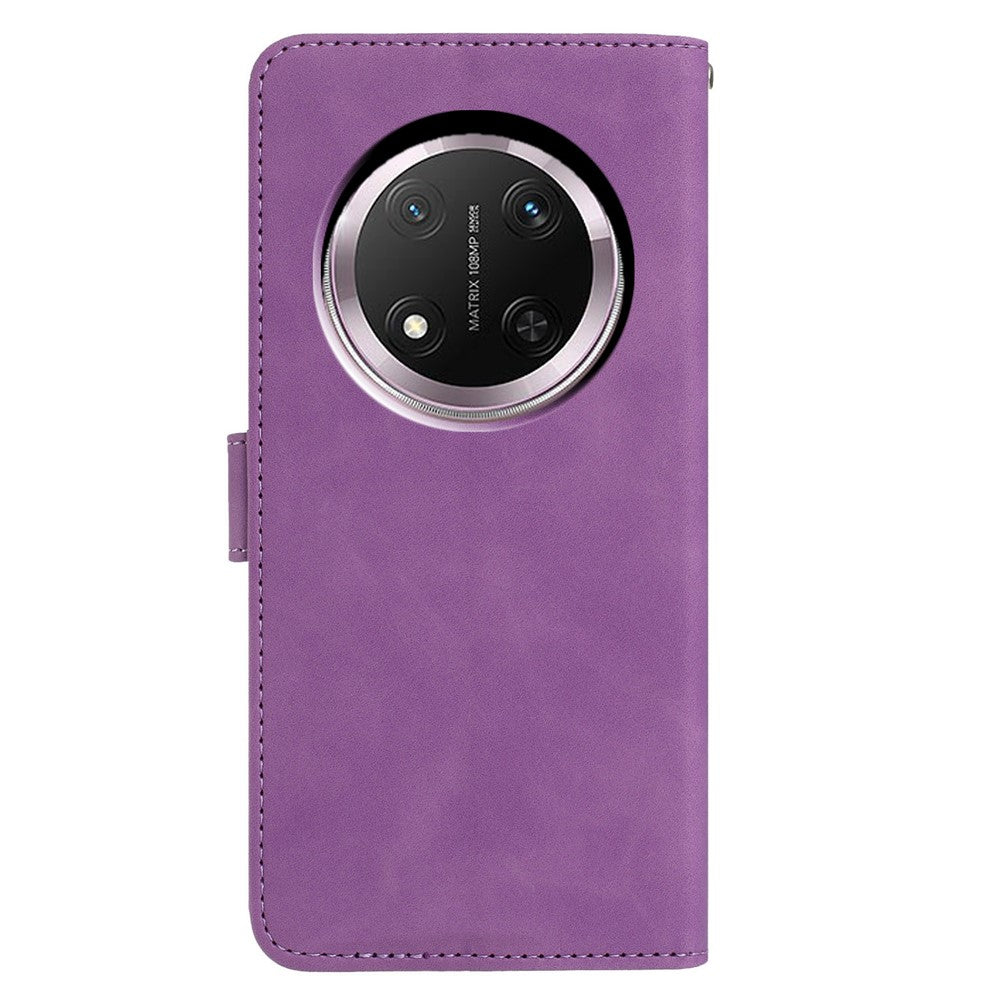 PU Leather Case For Honor Magic7 Lite 5G  /  X9c 5G  /  X60 Pro 5G Butterfly Flower Imprinted Wallet Stand Phone Cover
