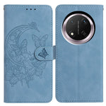 PU Leather Case For Honor Magic7 Lite 5G  /  X9c 5G  /  X60 Pro 5G Butterfly Flower Imprinted Wallet Stand Phone Cover