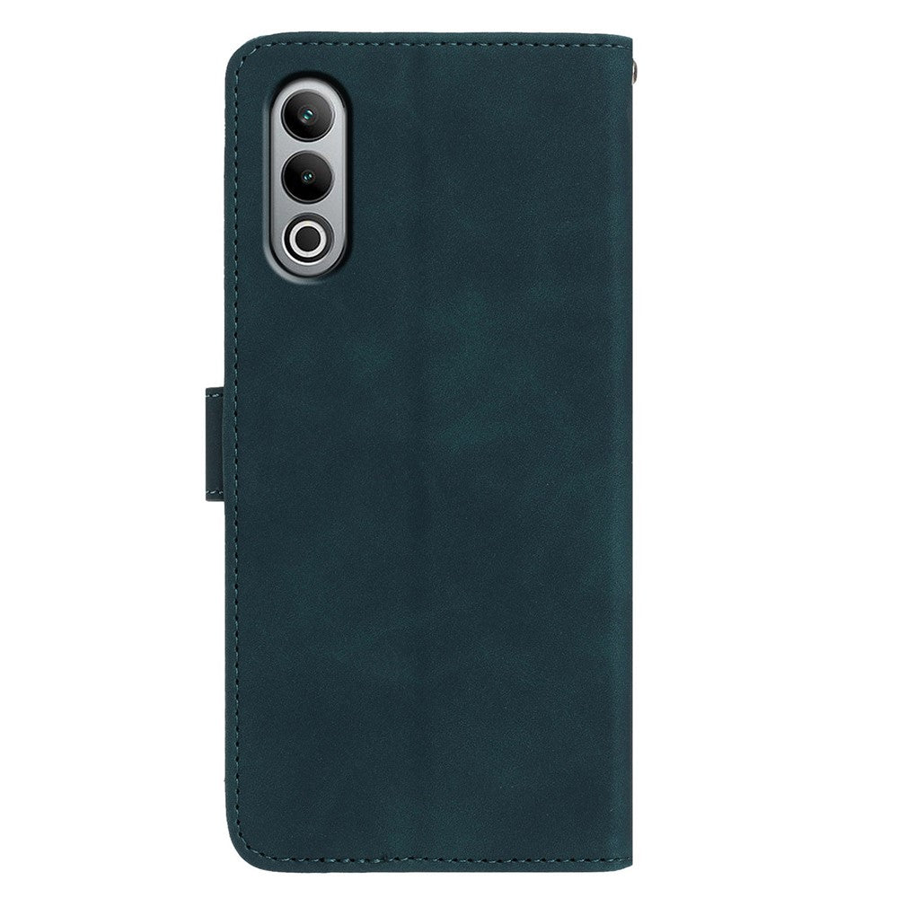 OnePlus Nord CE4 5G-skal med fjärilsblomma i PU-läder, plånboksfodral med stativ