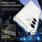 For Samsung Galaxy Z Fold7 5G Case TPU + Acrylic Clear Phone Cover, Integrated Design