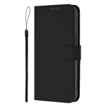 For Oppo K13 5G Case Solid Color Wallet Leather Phone Cover with Strap