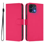 For Oppo K13 5G Case Solid Color Wallet Leather Phone Cover with Strap