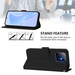 For Honor X60 GT 5G Case Solid Color Wallet Leather Phone Cover with Strap
