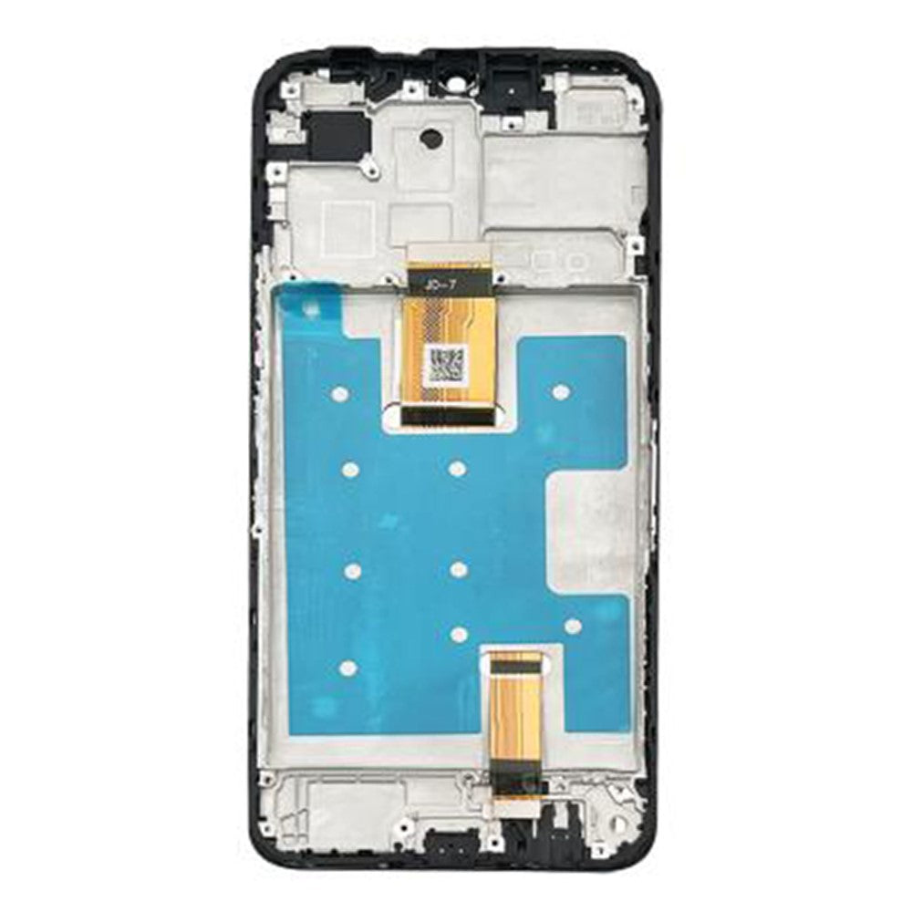 For Honor X6b 4G OEM Grade S LCD-skærm og digitizer-enhed + ramme (uden logo)