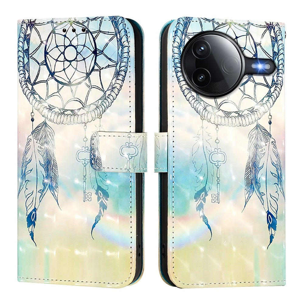 For Xiaomi Poco F7 Ultra 5G / Xiaomi Redmi K80 5G / Xiaomi Redmi K80 Pro 5G / Xiaomi Poco F7 Pro 5G Leather Case Pattern Printing Wallet Stand Mobile Cover with Strap