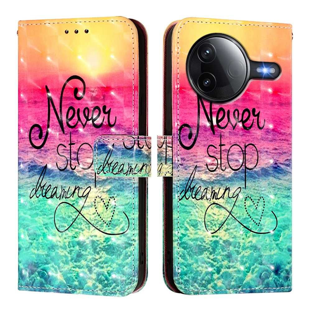 For Xiaomi Poco F7 Ultra 5G / Xiaomi Redmi K80 5G / Xiaomi Redmi K80 Pro 5G / Xiaomi Poco F7 Pro 5G Leather Case Pattern Printing Wallet Stand Mobile Cover with Strap