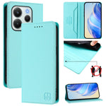 Xiaomi Redmi Note 14 4G (164,84 mm) läderfodral RINACASIS RC01 mobilfodral med RFID-blockerande plånboksställ