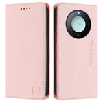 For Honor X60 5G / Honor X9c Smart 5G Leather Case RINACASIS RC01 Phone Cover with RFID Blocking Wallet Stand