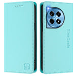 For OnePlus 12 5G Leather Case RINACASIS RC01 Phone Cover with RFID Blocking Wallet Stand