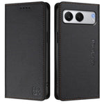 Läderfodral till OnePlus Nord 4, RINACASIS RC01, mobilfodral med RFID-blockerande plånboksställ