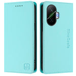 For Xiaomi PPoco F7 5G / Redmi Turbo 4 Pro 5G Leather Case RINACASIS RC01 Phone Cover with RFID Blocking Wallet Stand