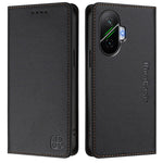 For Xiaomi PPoco F7 5G / Redmi Turbo 4 Pro 5G Leather Case RINACASIS RC01 Phone Cover with RFID Blocking Wallet Stand