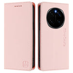 For Honor Magic7 Pro 5G Leather Case RINACASIS RC01 Phone Cover with RFID Blocking Wallet Stand