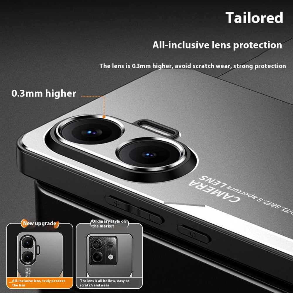 For Xiaomi Poco F7 5G / Redmi Turbo 4 Pro 5G Phone Case Aluminium Alloy TPU PC Back Cover