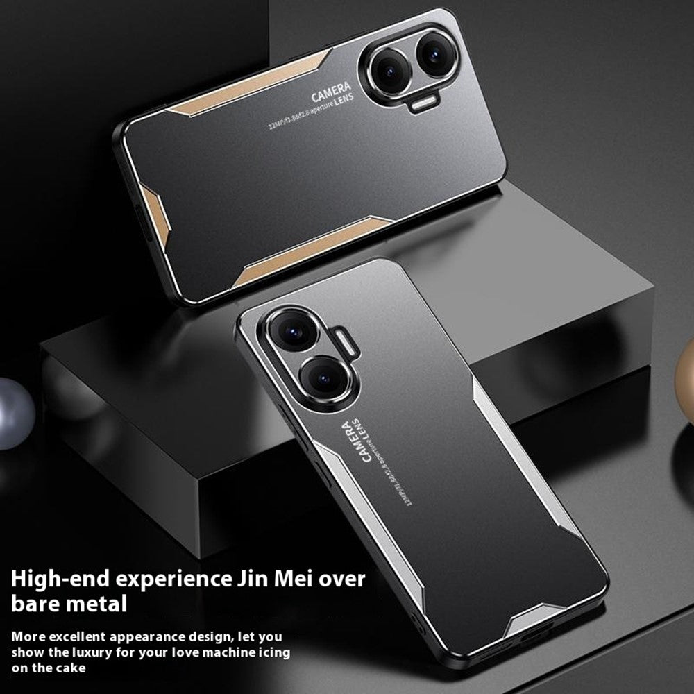 For Xiaomi Poco F7 5G / Redmi Turbo 4 Pro 5G Phone Case Aluminium Alloy TPU PC Back Cover