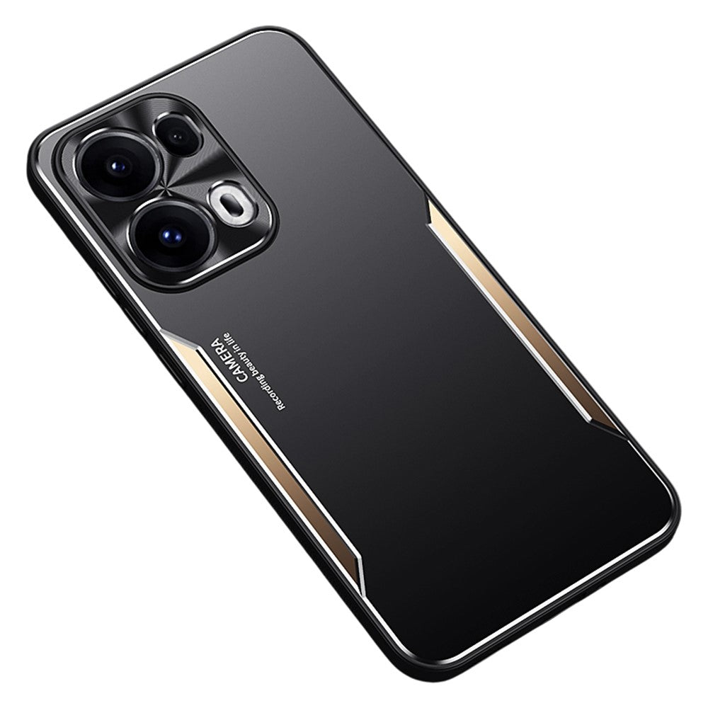 For Oppo Reno13 5G (Global) Case Aluminum Alloy + TPU Shockproof Phone Cover