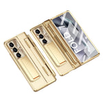 For Samsung Galaxy Z Fold7 5G Case Kickstand Hard PC Phone Cover with Screen Film / Stylus