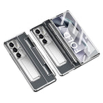 For Samsung Galaxy Z Fold7 5G Case Kickstand Hard PC Phone Cover with Screen Film / Stylus