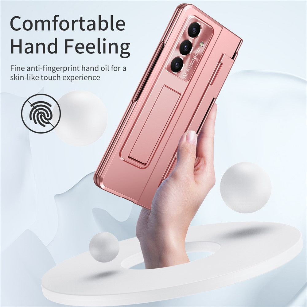 For Samsung Galaxy Z Fold7 5G Case Hinge Protection Hard PC Phone Cover with Screen Film