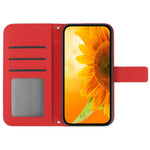 OnePlus 13T 5G-skal Sunflower Imprint Läderplånbok mobilskal med Handledsrem