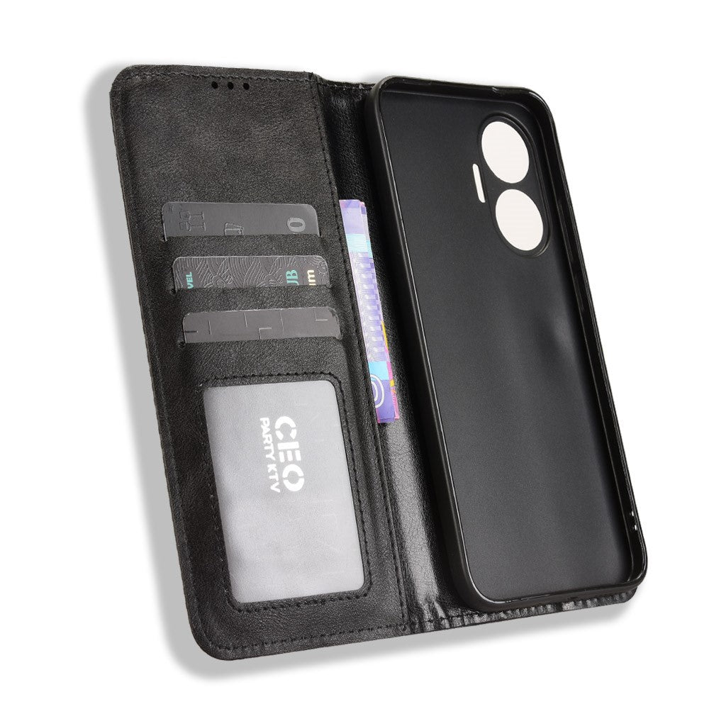 Xiaomi Redmi Turbo 4 Pro 5G / Poco F7 5G Läderfodral Plånboksfodral Retro Textur mobilskal