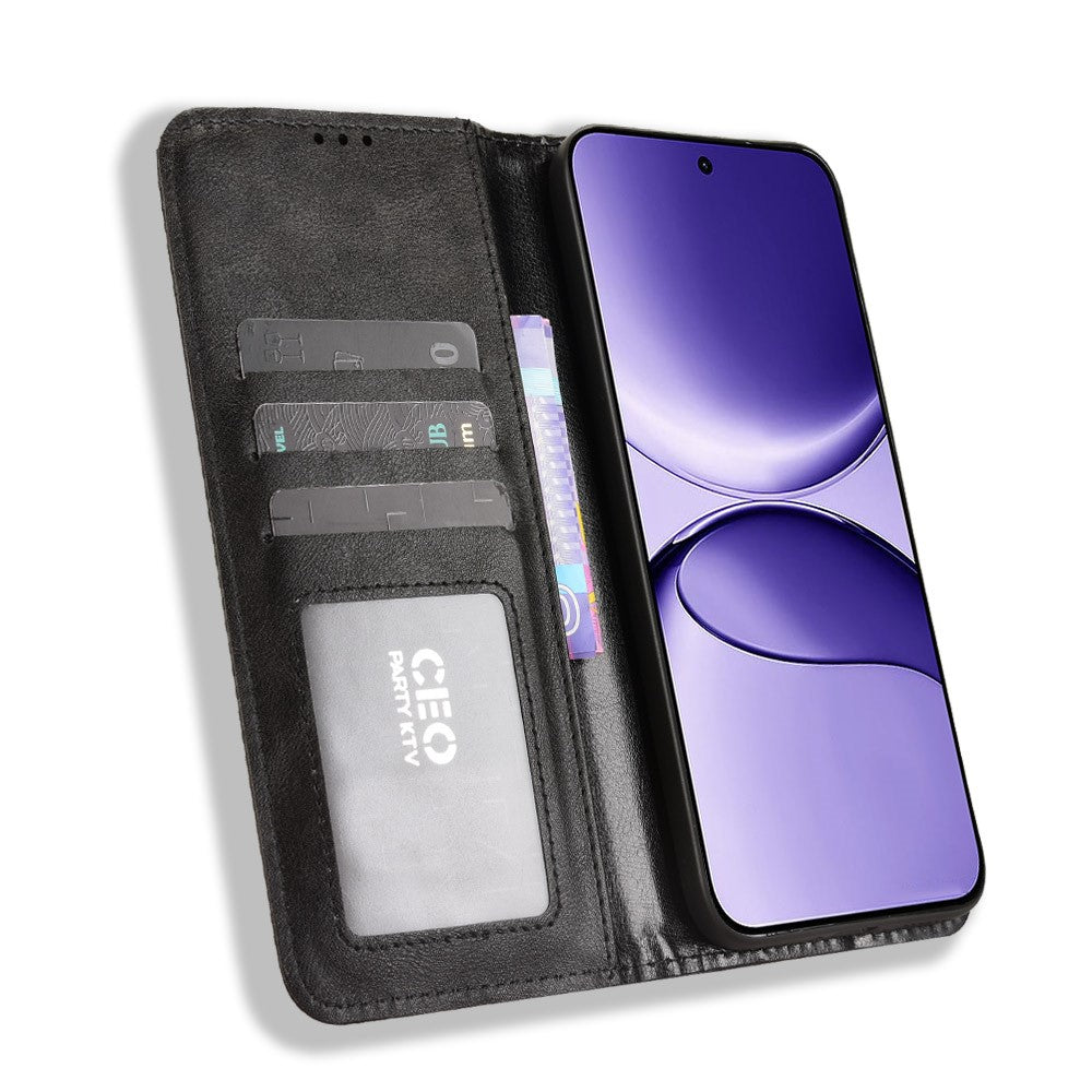 Xiaomi Redmi Turbo 4 Pro 5G / Poco F7 5G Läderfodral Plånboksfodral Retro Textur mobilskal
