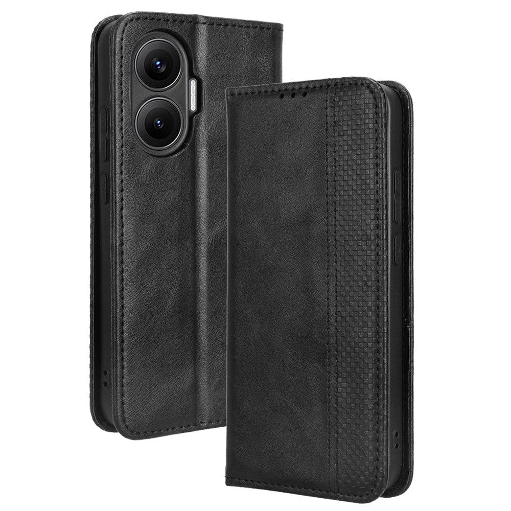 Xiaomi Redmi Turbo 4 Pro 5G / Poco F7 5G Läderfodral Plånboksfodral Retro Textur mobilskal