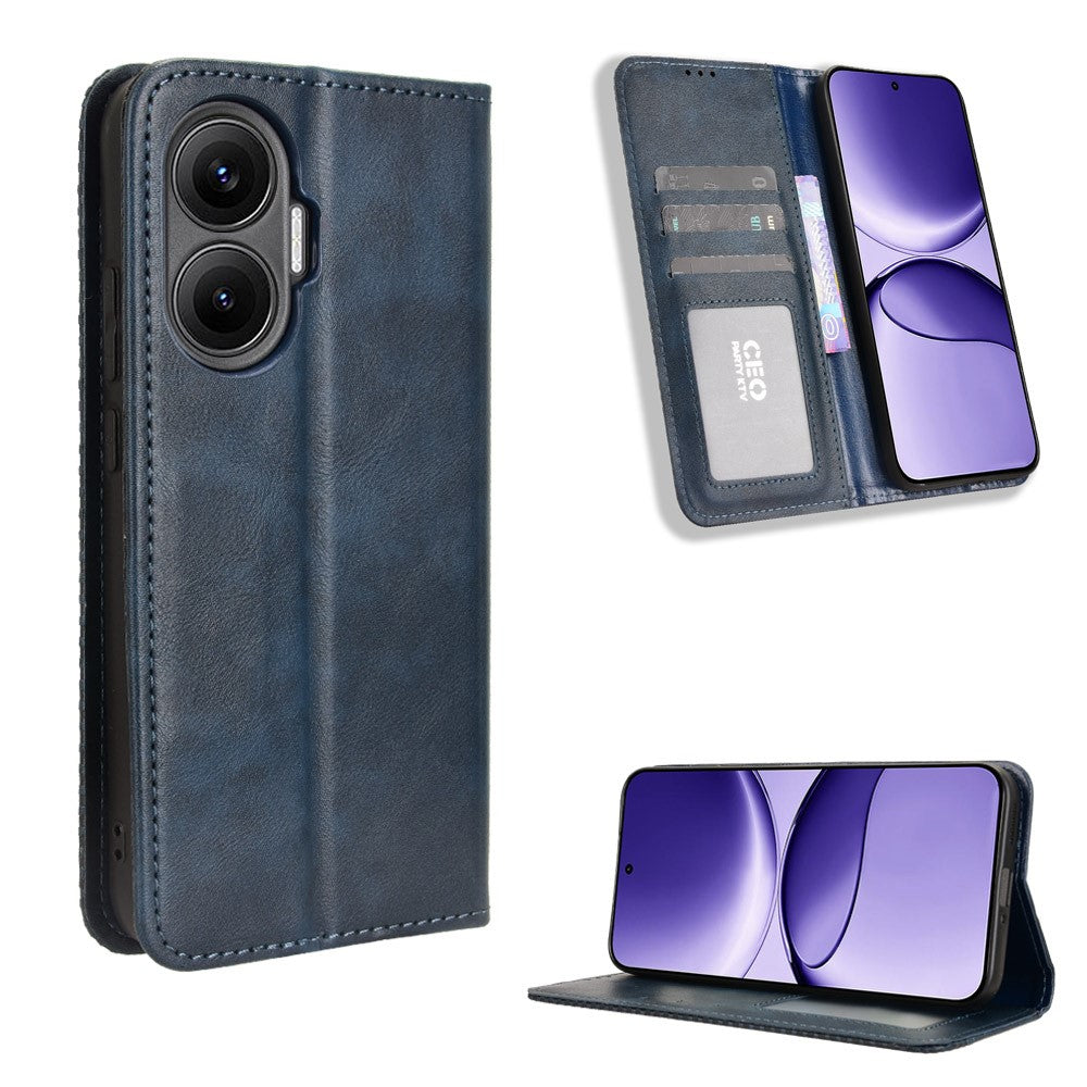 Xiaomi Redmi Turbo 4 Pro 5G / Poco F7 5G Läderfodral Plånboksfodral Retro Textur mobilskal